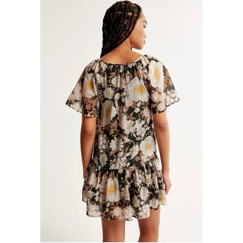 Abercrombie and Fitch floral flowy summer dress Small Tall